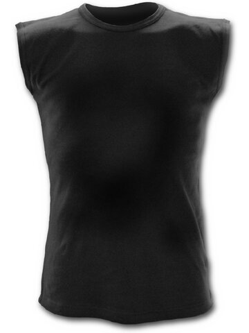 Hľadáte originálny a nezvyčajný darček? Obdarovaného zaručene prekvapí Sleeveless T-Shirt Black Basic